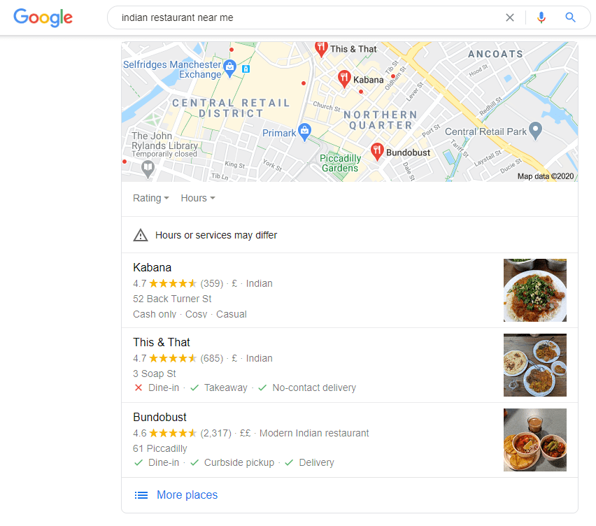 Google My Business Listings restaurant marketing guide