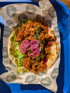 Binas kitchen chicken tikka naanwich