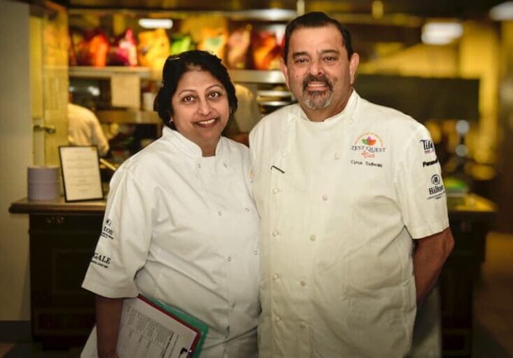 Cyrus & Pervin Todiwala squoosh
