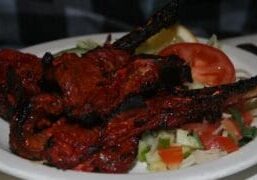 Tikka lamb chops